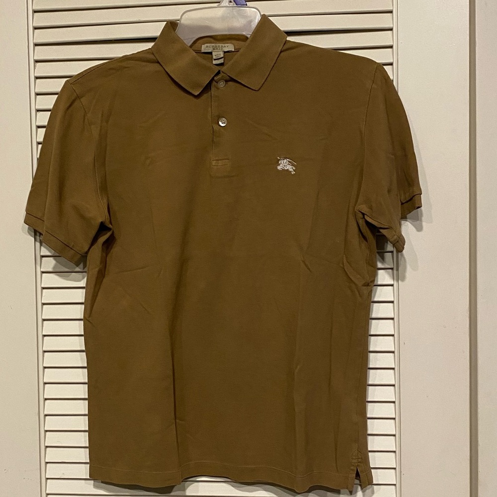 Burberry Brit Men's Brown Short Sleeve Polo Shirt